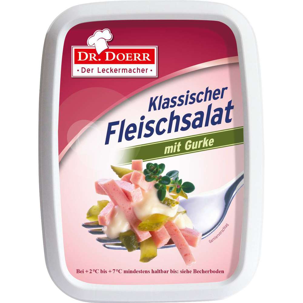 Produktabbildung Dr. Doerr klassischer Fleischsalat mit Gurke