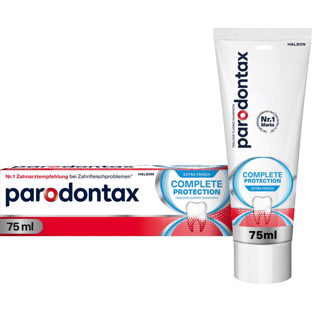 Produktabbildung Parodontax Zahncreme Complete Protection, extra Frisch 