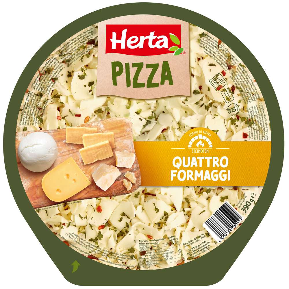 Produktabbildung Herta Pizza Quattro Formaggi