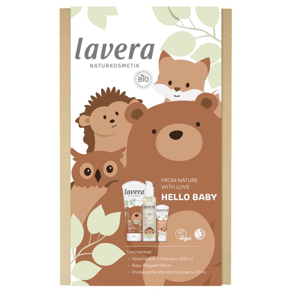 Produktabbildung lavera Geschenk-Set, Shampoo/Öl/Wundschutz