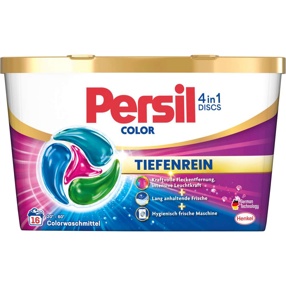 Produktabbildung Persil Color-Waschmittel, 4in1 Discs, Tiefenrein