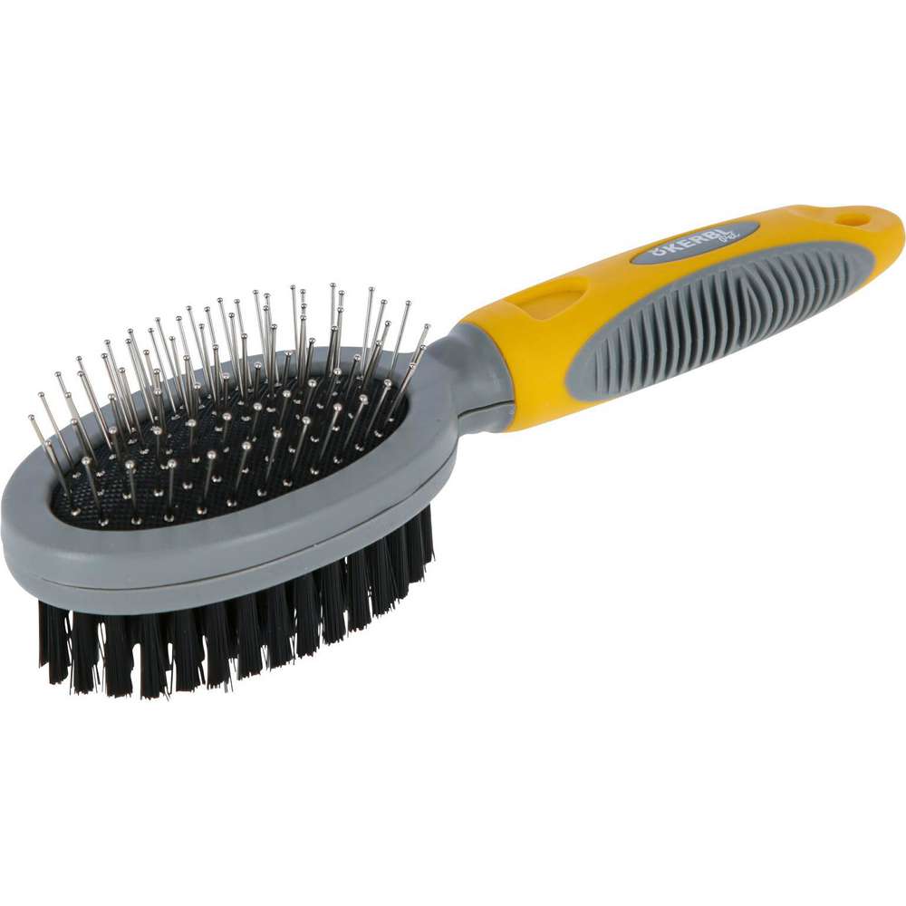 Produktabbildung Kerbl Doppelbürste, oval
