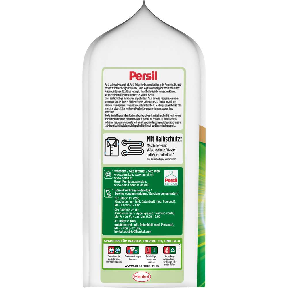 Produktabbildung Persil Universal-Waschmittel, Megaperls, Tiefenrein