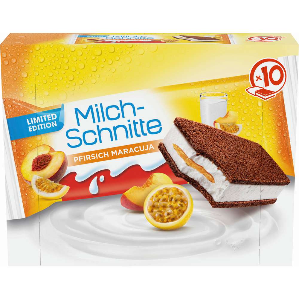 Produktabbildung Ferrero Milchschnitte Pfirsich Maracuja