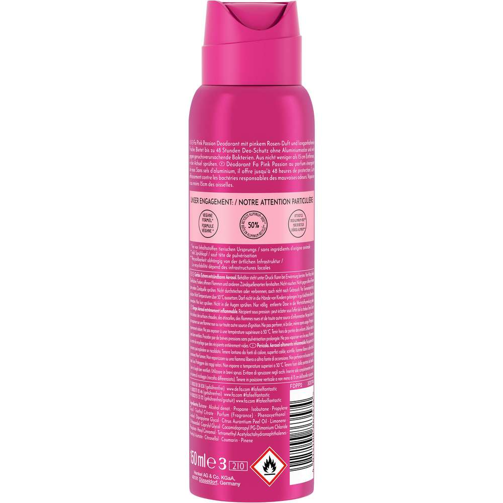 Produktabbildung Fa Deo Spray, Pink Passion