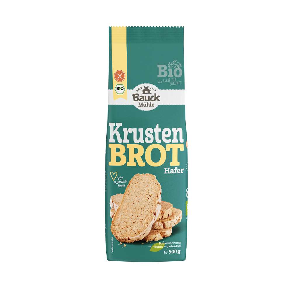 Produktabbildung Bauckhof Bio Backmischung Krustenbrot, Hafer