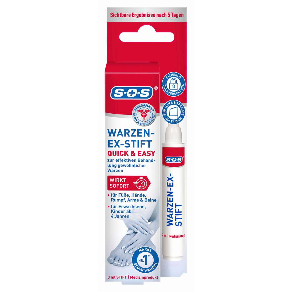 Produktabbildung SOS Warzenentferner, Warzen-Ex-Stift