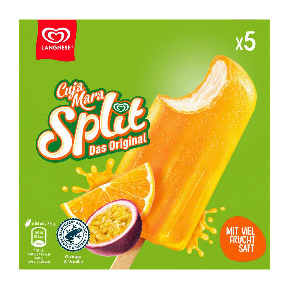 Produktabbildung Langnese Stiel-Eis Cuja Mara Split