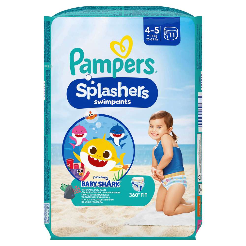 Produktabbildung Pampers Schwimmwindeln Splashers Gr. 4-5, 9-15kg