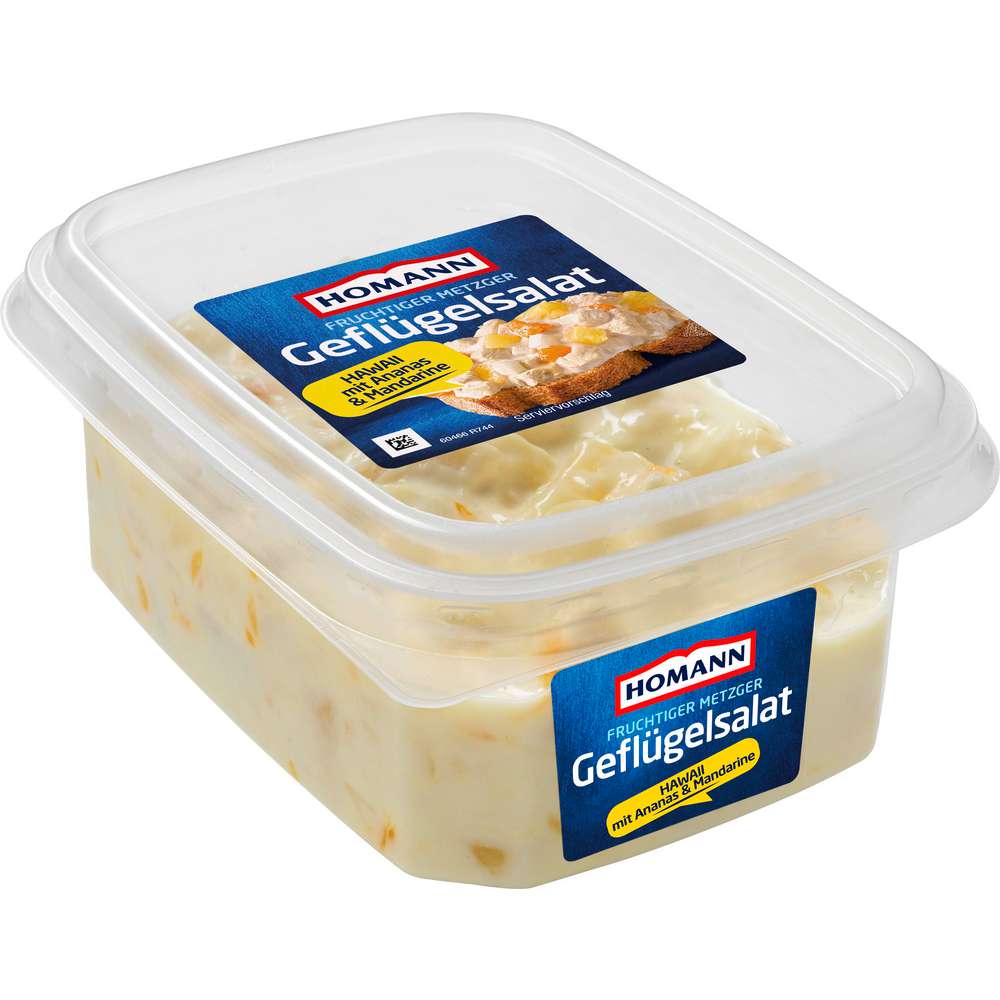 Produktabbildung Homann Geflügelsalat, Hawaii