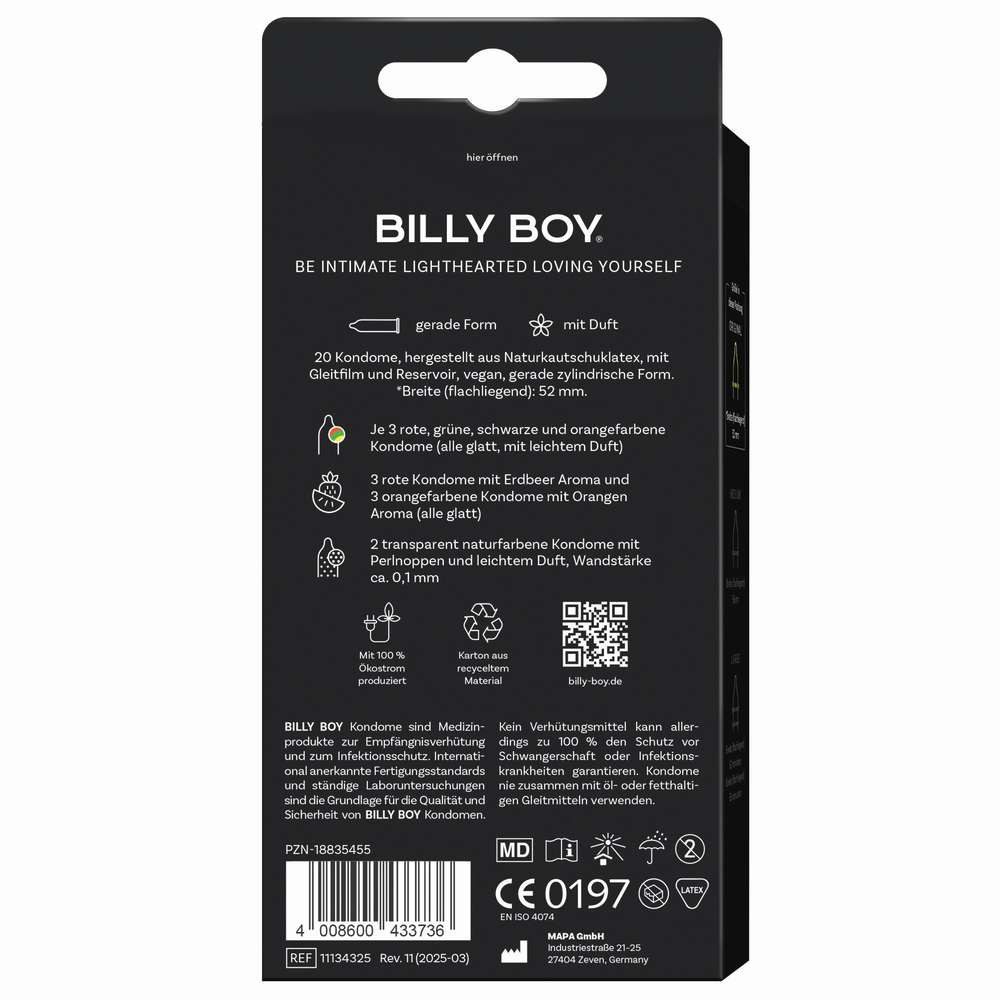 Produktabbildung Billy Boy Kondome Bunte Vielfalt