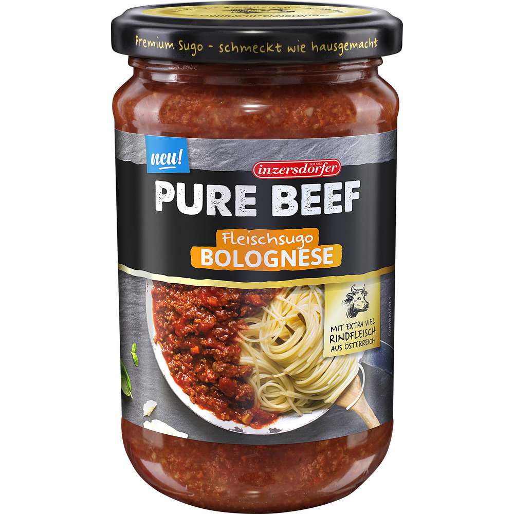 Produktabbildung Inzersdorfer Sauce Bolognese, Pure Beef