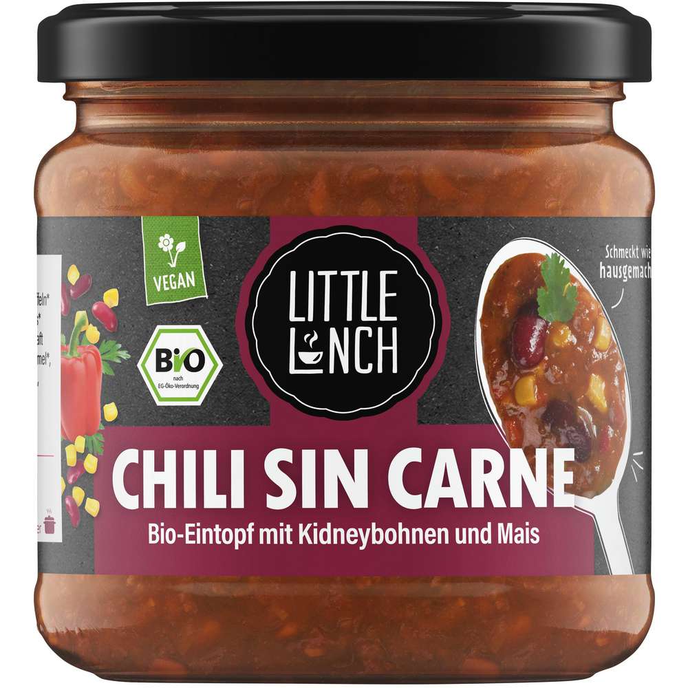 Produktabbildung Little Lunch Bio-Eintopf Chili Sin Carne, vegan