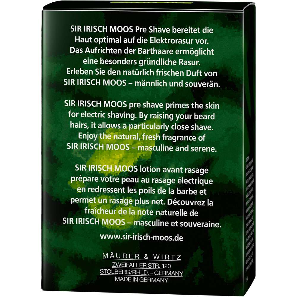 Produktabbildung Sir Irisch Moos Pre Shave, Lotion
