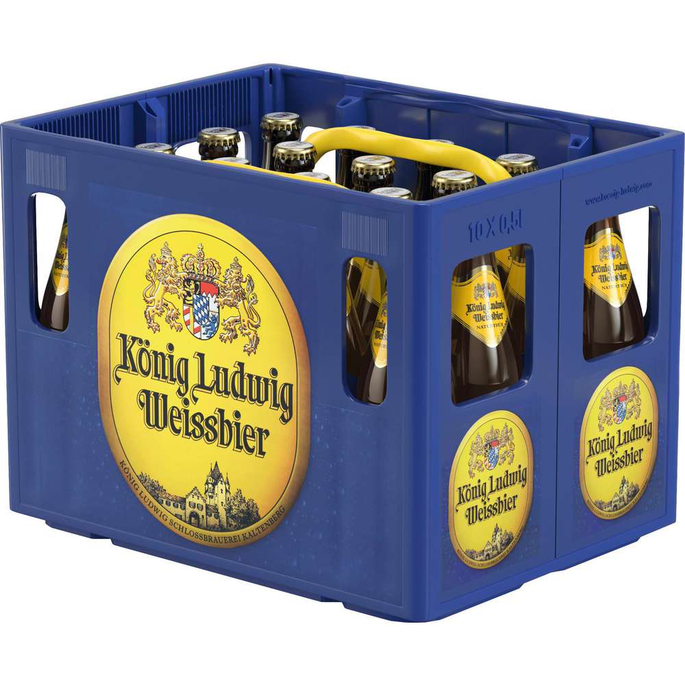 Produktabbildung König Ludwig Weißbier, hell 5,5% (20x 0,500 Liter)