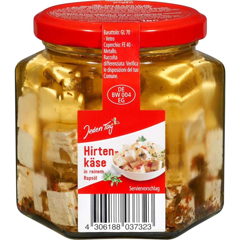 Produktabbildung Jeden Tag Hirtenkäse im Glas