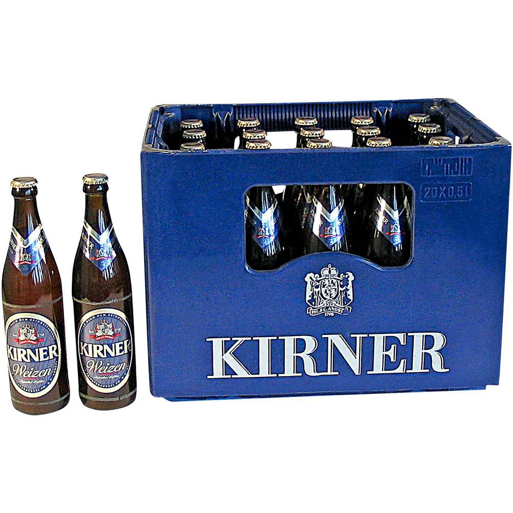 Produktabbildung Kirner Weizenbier, hefetrüb 5,5% (20x 0,500 Liter)