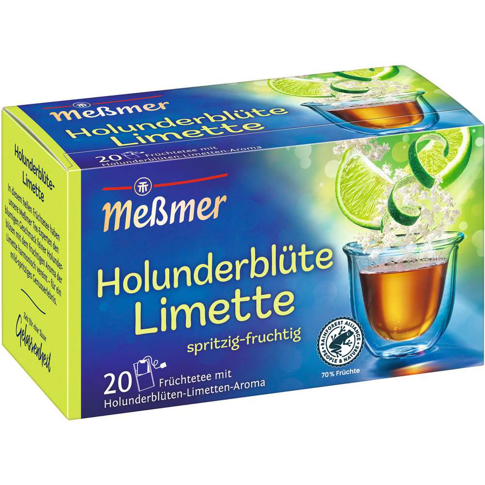 Produktabbildung Messmer Früchtetee, Holunder/Limette