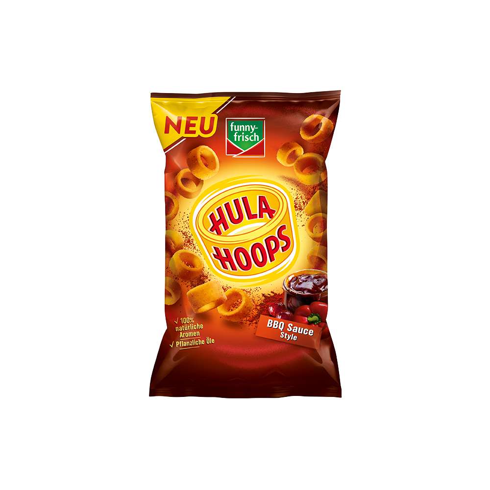 Produktabbildung funny-frisch Hula Hoops BBQ Sauce