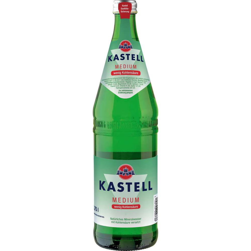 Produktabbildung Schloss Quelle Kastell Mineralwasser, Medium