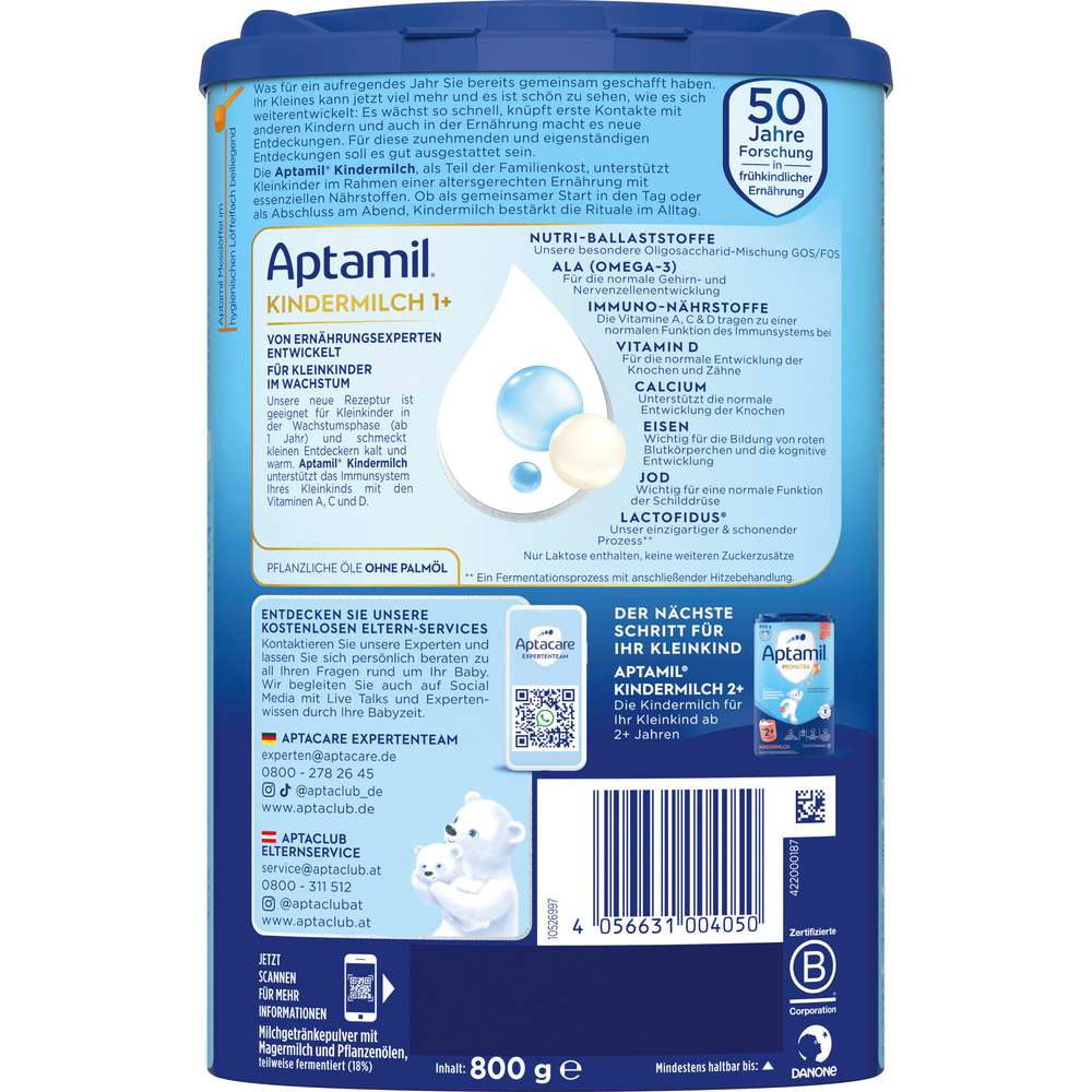 Produktabbildung Aptamil Kindermilch 1+