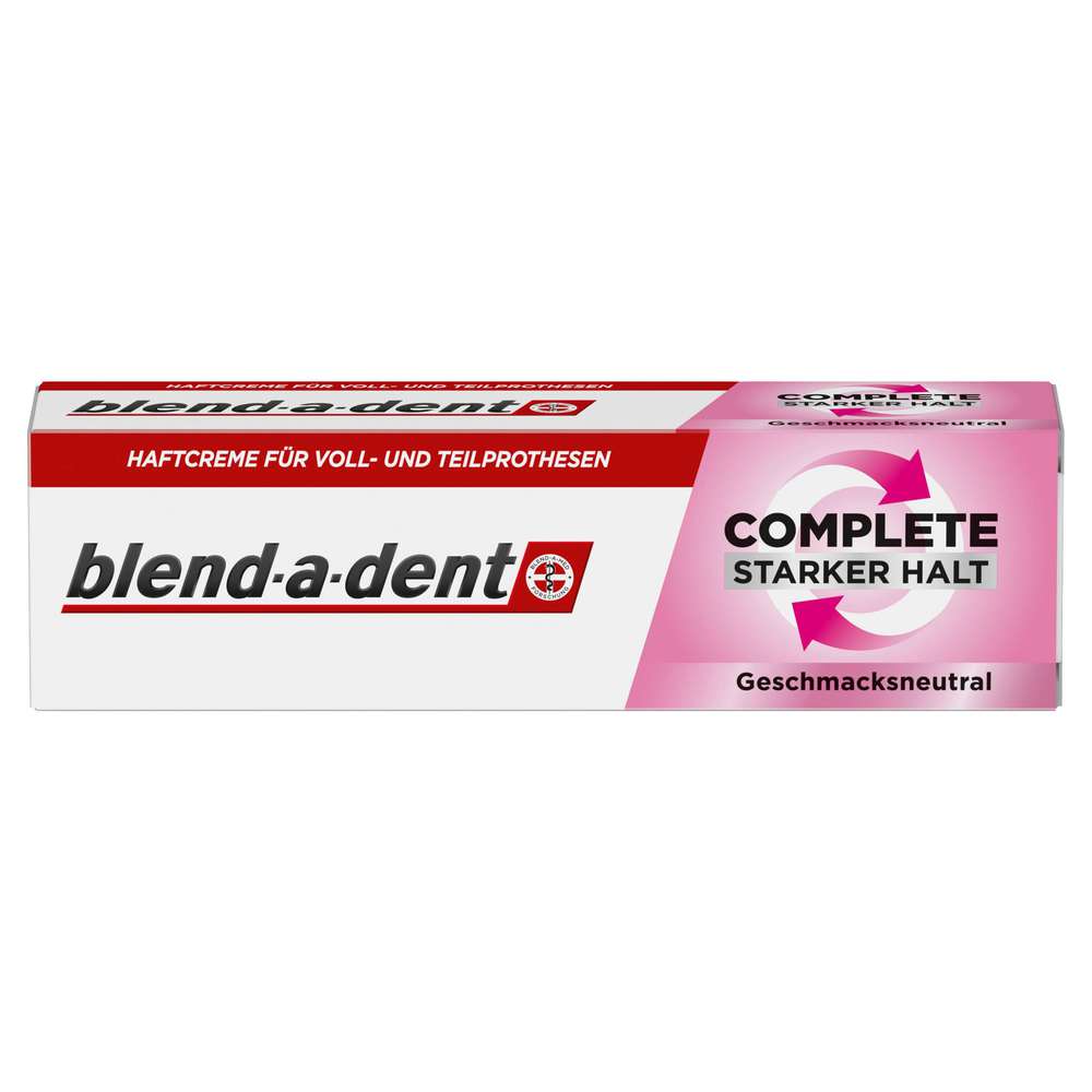 Produktabbildung Blend-A-Dent Haftcreme für Voll- und Teilprothesen Complete Starker Halt