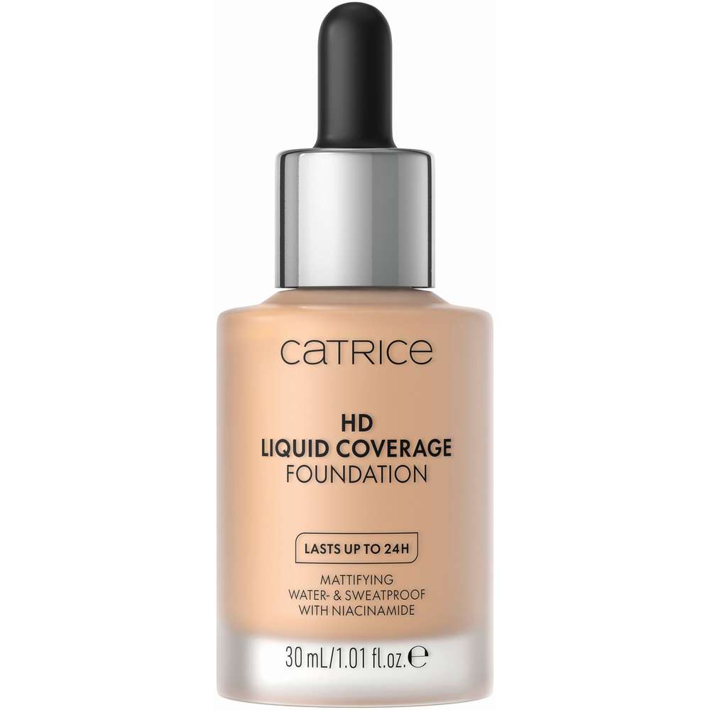 Produktabbildung Catrice Make-Up HD Liquid Coverage Foundation, Warm Beige 040