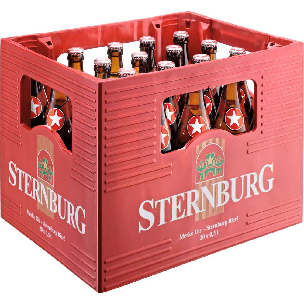 Produktabbildung Sternburg Export Bier, 5,2 % (20x 0,500 Liter)