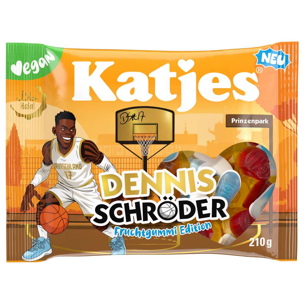 Produktabbildung Katjes Fruchtgummi Dennis Schröder, Vegan
