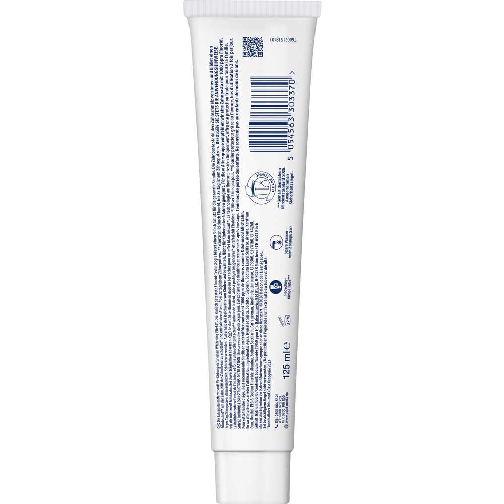 Produktabbildung Odol Med 3 Zahncreme 3-fach Schutz, Extra White