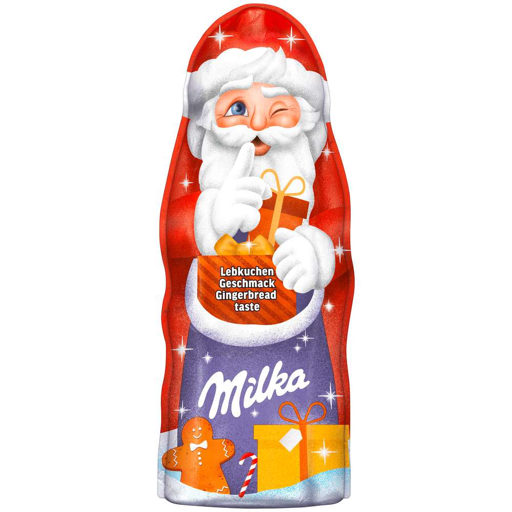 Produktabbildung Milka Schoko-Weihnachtsmann, Lebkuchen