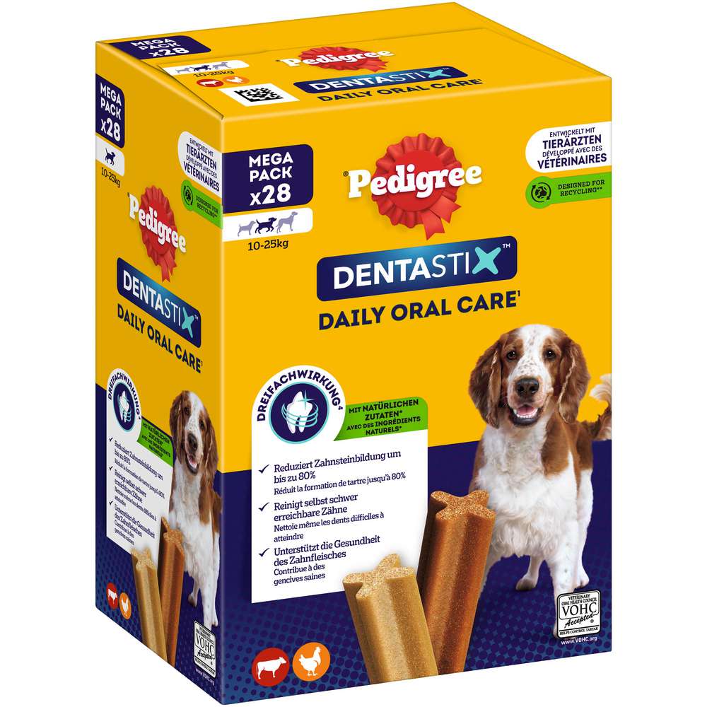 Produktabbildung Pedigree Hunde-Snack Denta Stix Mittel