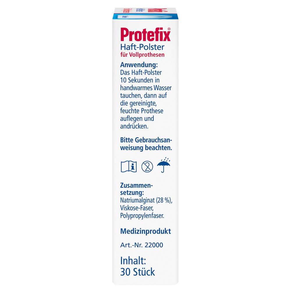 Produktabbildung Protefix Haft-Polster, Oberkiefer