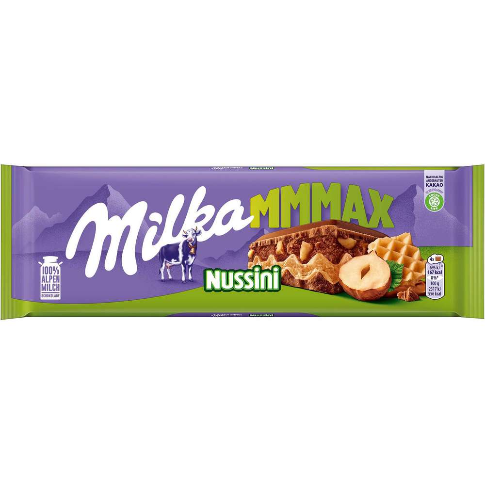 Produktabbildung Milka Tafelschokolade, Nussini