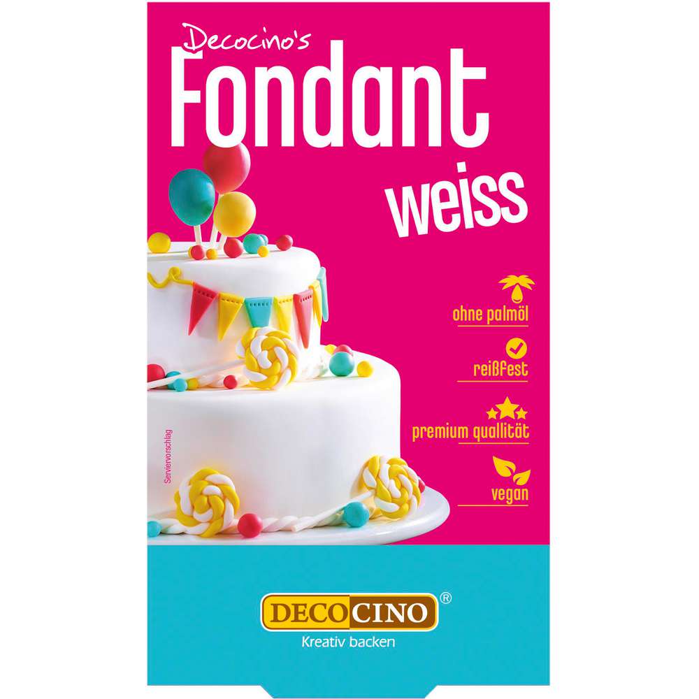 Produktabbildung Dekocino Rollfondant, weiß