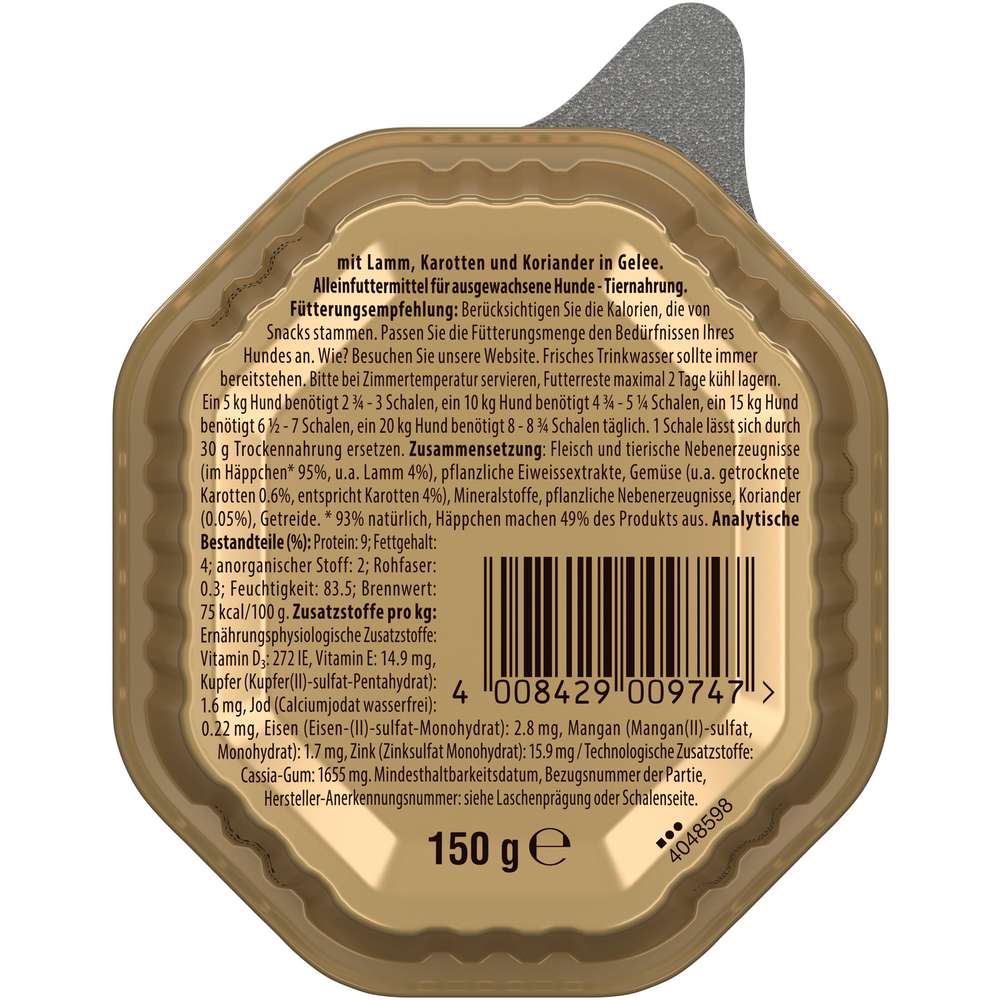 Produktabbildung Cesar Hunde-Nassfutter Empfehlung des Chefkochs