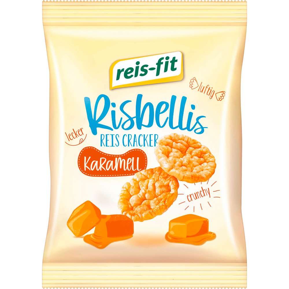 Produktabbildung Reis-Fit Reiscracker Risbellis, Caramell