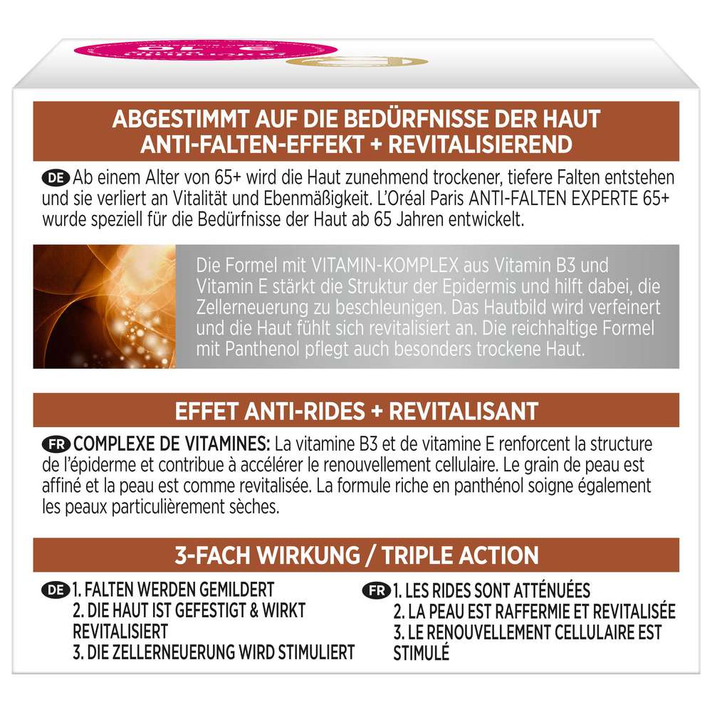 Produktabbildung L'Oreal Paris Nachtpflege-Creme Anti Falten Experte