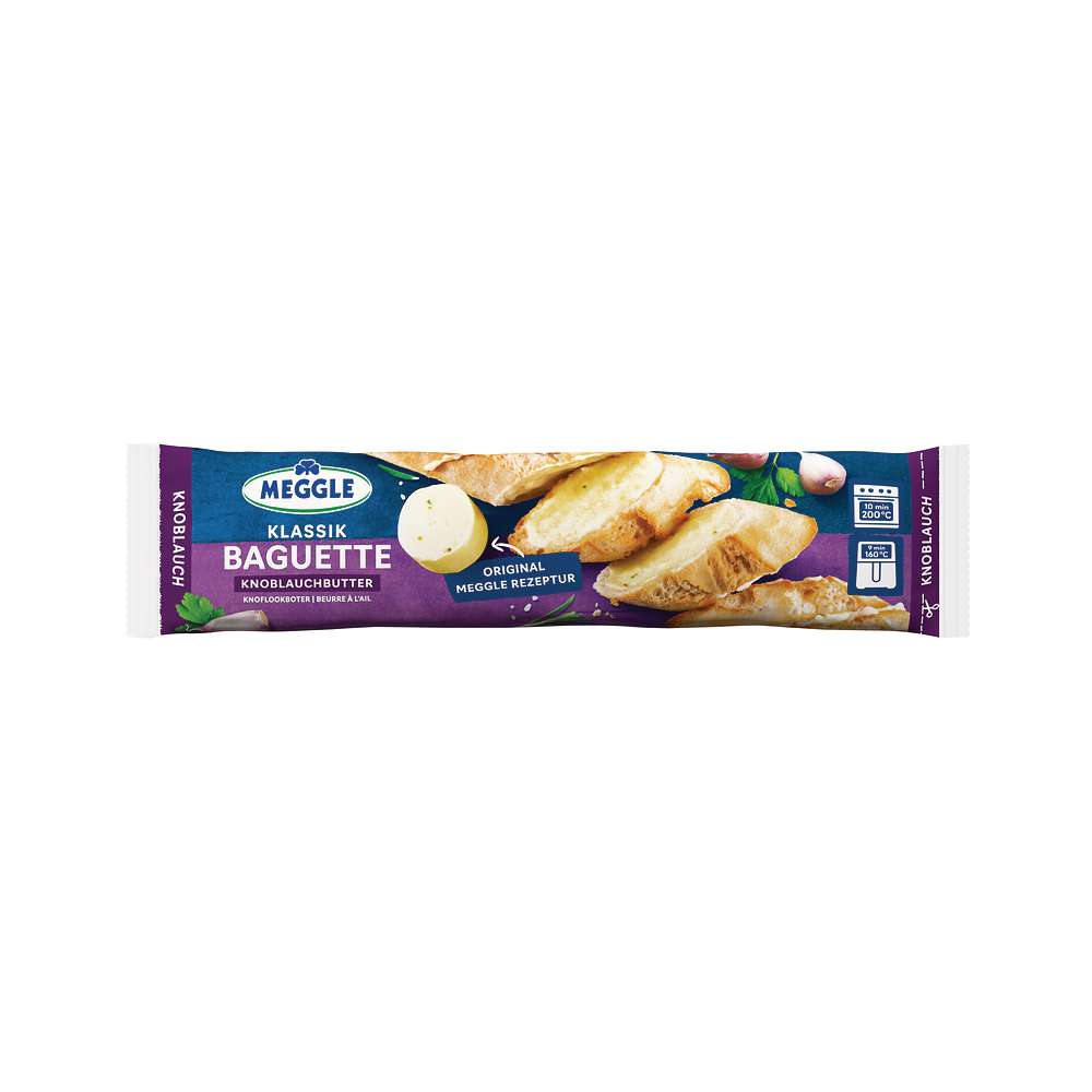 Produktabbildung Meggle Baguette, Knoblauch