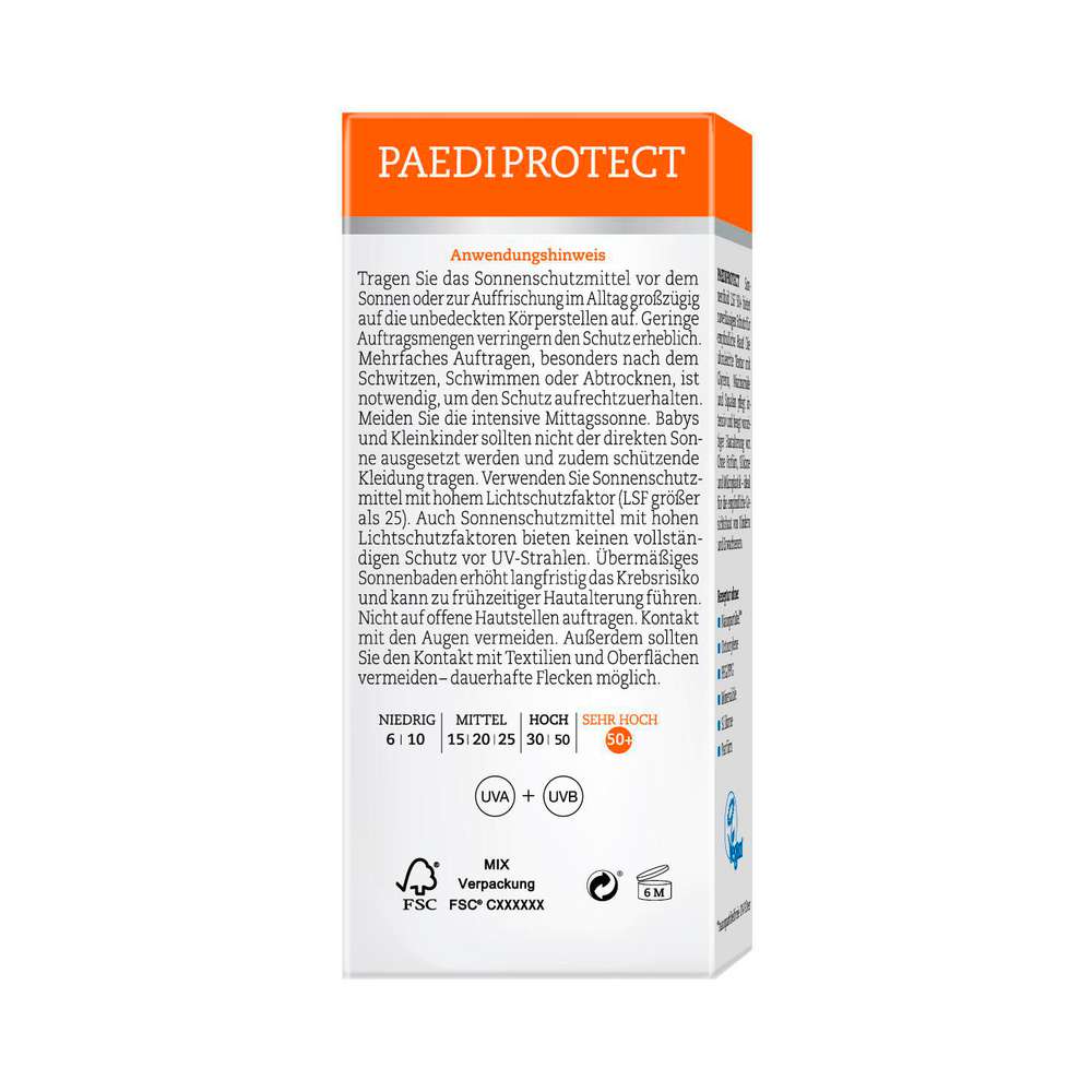 Produktabbildung Paediprotect Sonnenfluid LSF 50+