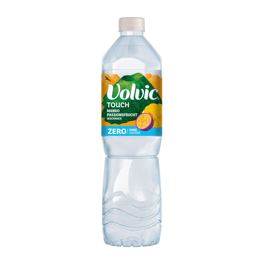 Produktabbildung Volvic Mineralwasser Touch, Mango-Passionsfrucht Zero