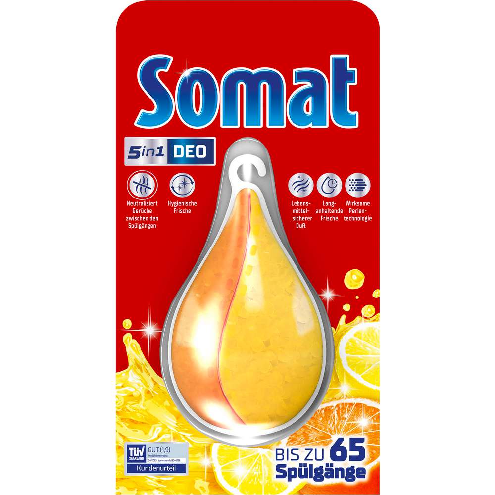 Produktabbildung Somat Spülmaschinen-Deo Perls, Zitrone & Orange