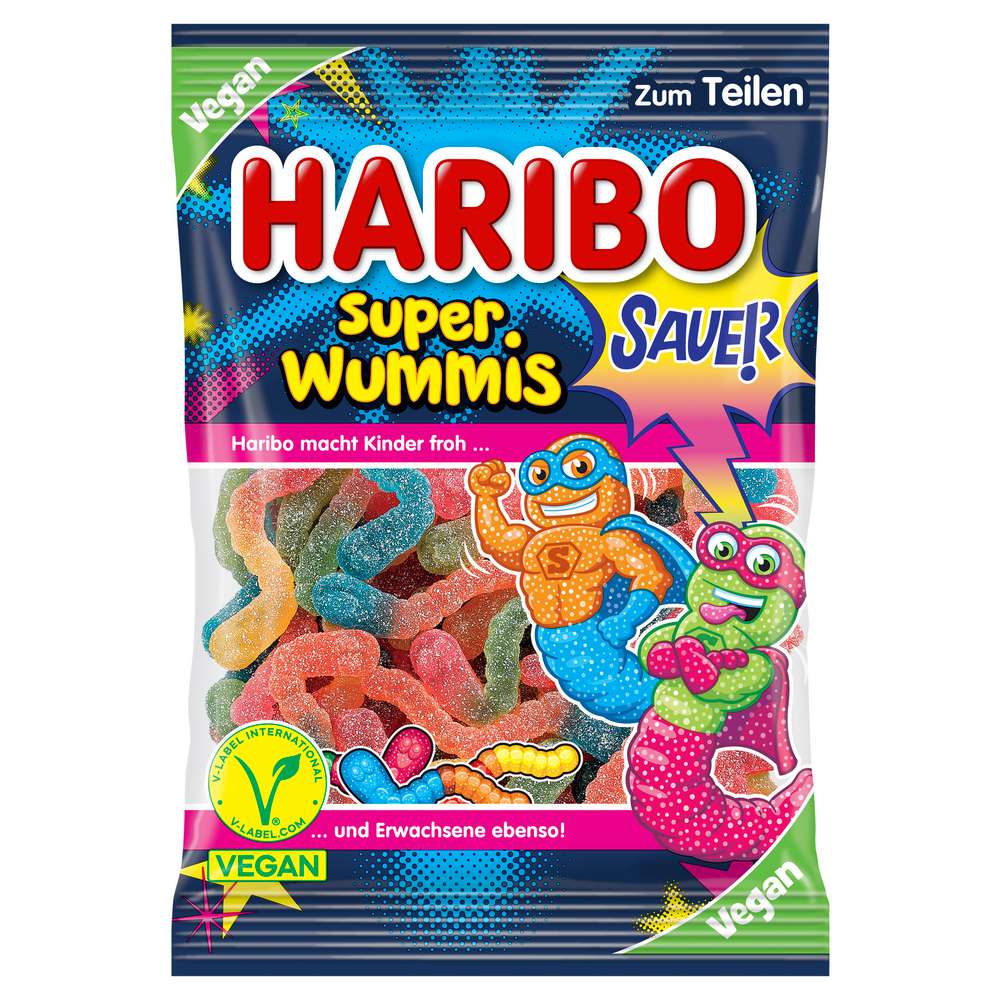Produktabbildung Haribo Fruchtgummi Super Wummis Sauer