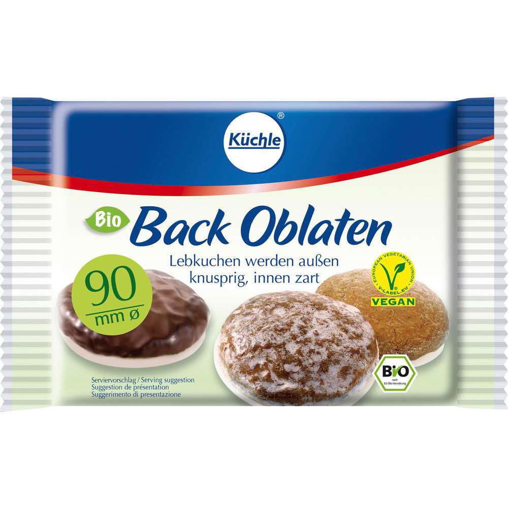 Produktabbildung Küchle  Bio Back Oblaten rund, 90mm