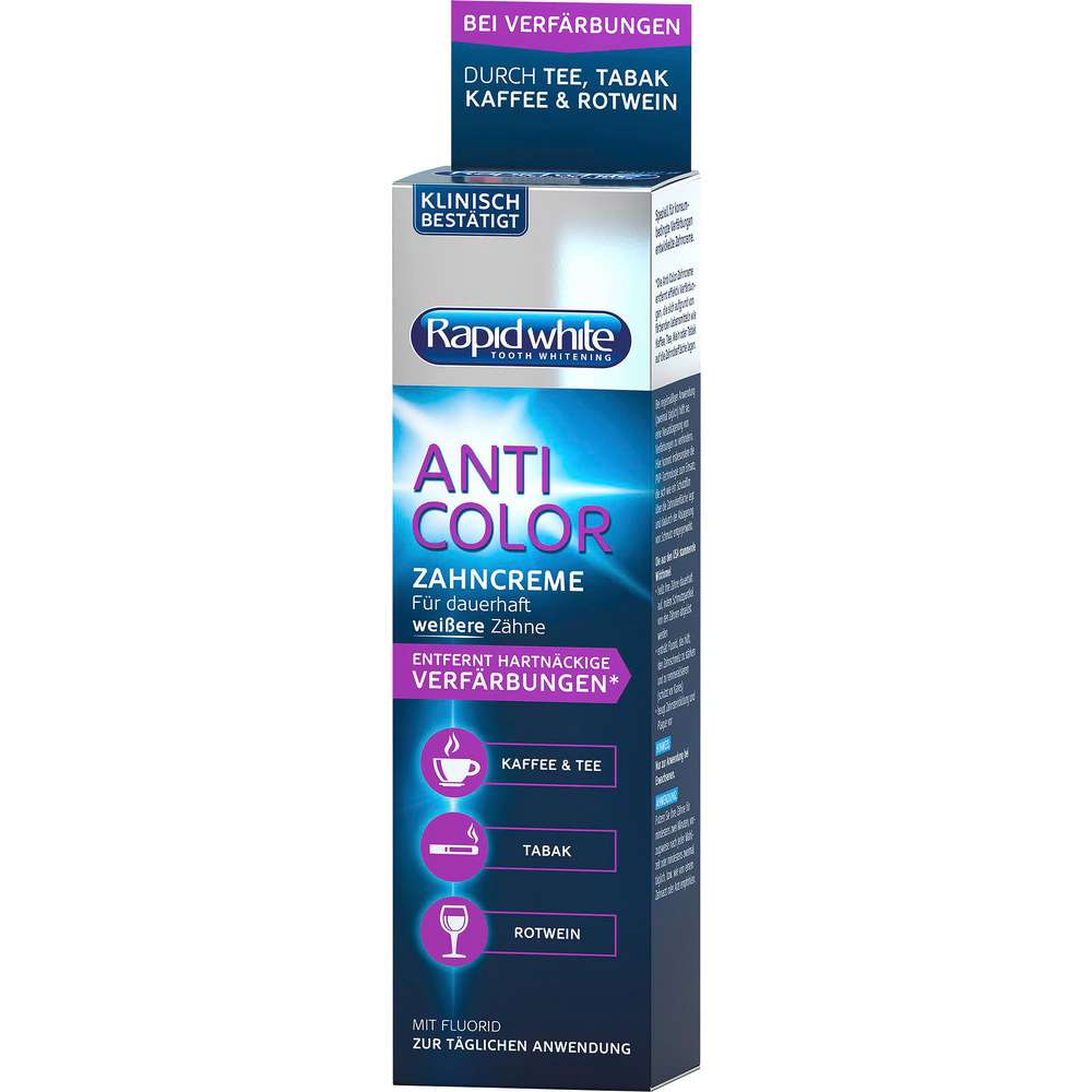 Produktabbildung Rapid White Zahncreme Anti-Color