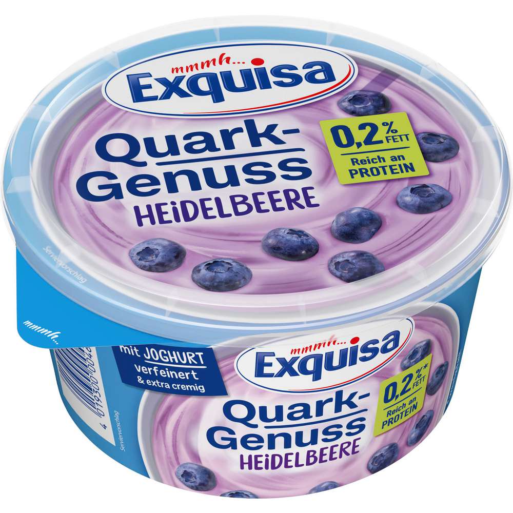 Produktabbildung Exquisa Quark Genuss, Heidelbeere