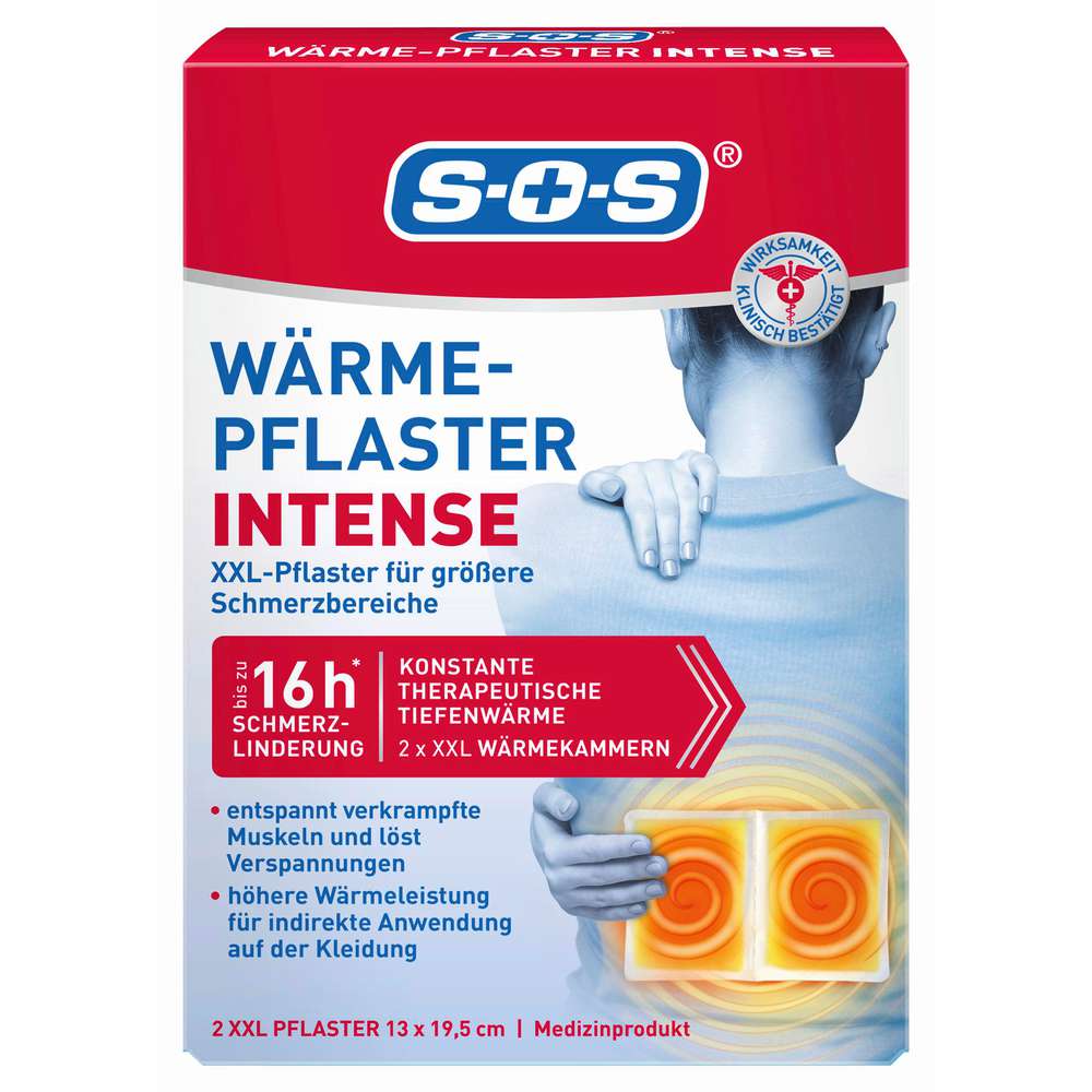 Produktabbildung SOS Wärme-Pflaster Intense,  2 Stück