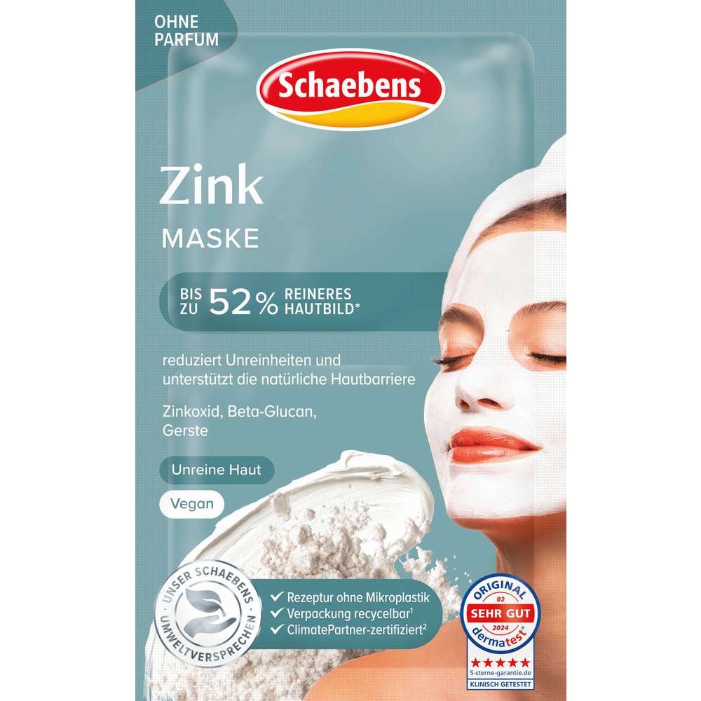 Produktabbildung Schaebens Gesichtsmaske, Zink