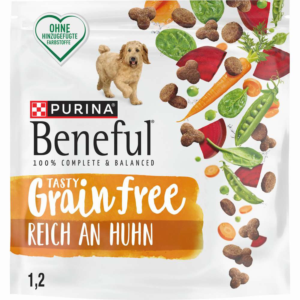 Produktabbildung Purina Hunde-Trockenfutter, Tasty Grainfree, Huhn