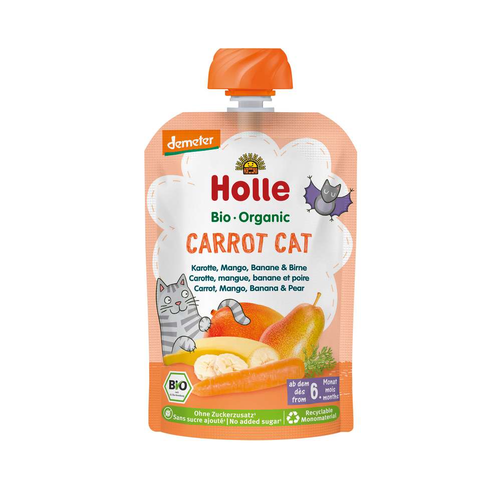Produktabbildung Holle Bio Quetschie, Karotte/Mango/Banane/Birne